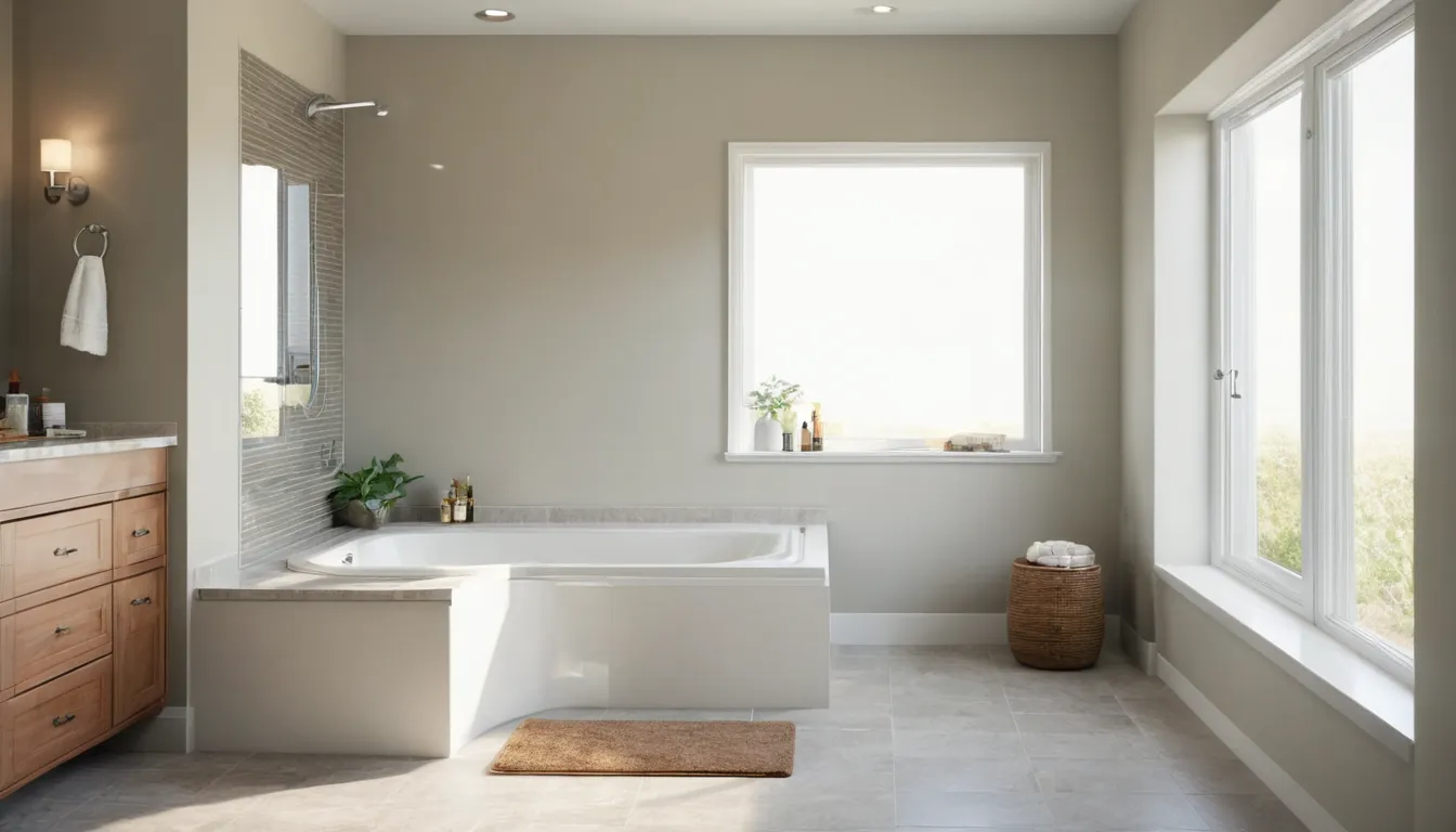 A bright, modern walk-in tub in a Saltaire home bathroom