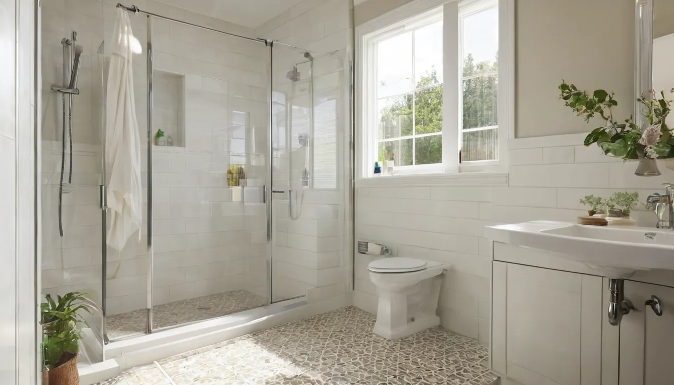 Homeowner in Saltaire stepping into a new low-entry walk-in shower with a grab bar